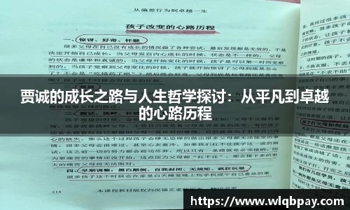 贾诚的成长之路与人生哲学探讨：从平凡到卓越的心路历程